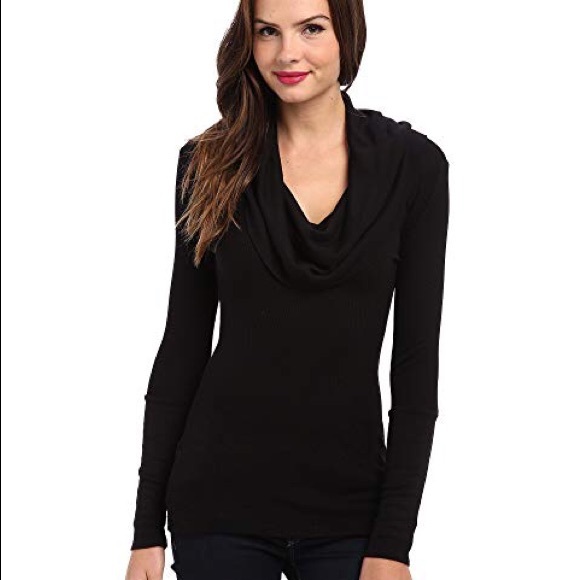 splendid cowl neck thermal